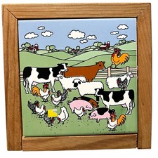 Farm animals ceramic for sale  Whiting