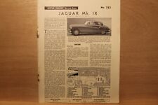 Original jaguar mk9 for sale  IPSWICH