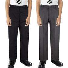 Calça infantil masculina uniforme escolar liso puxar ajuste regular elástica comprar usado  Enviando para Brazil