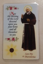 Father Padre Pio da Pietrelcina Holy Card Carta Sacra Blessing PADRE PIO comprar usado  Enviando para Brazil