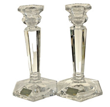 Pair glass candlesticks for sale  Chariton