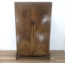 Wardrobe vintage oak for sale  BRISTOL