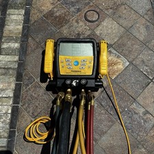 Coletor de refrigerante Fieldpiece SM480V 4 portas SMAN com medidor de mícron, usado comprar usado  Enviando para Brazil