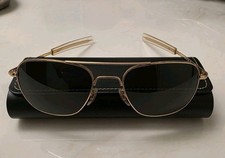 ÓCULOS DE SOL AVIADOR PILOTO VINTAGE AMERICANO ÓPTICO ORIGINAL 5 1/2" 55-20-140 comprar usado  Enviando para Brazil