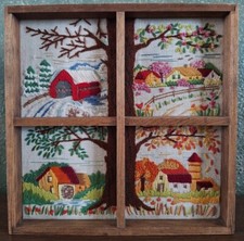 Completed needlework crewel for sale  Peetz