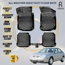 Tapetes forros para VW Volkswagen Jetta 1999-2004 tapetes resistentes para todas as condições climáticas comprar usado  Enviando para Brazil