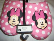 Pantuflas Minnie Mouse de Disney de Puntos Rosa de Peluche para Mujer Talla Grande (9-10) NUEVAS segunda mano  Embacar hacia Argentina