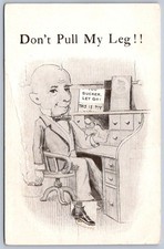 Cartão postal interessante K39/ c1910 mecânico puxar perna Let Go Sucker quadrinhos 413 comprar usado Cartão postal interessante K39/ c1910 mecânico puxar perna Let Go Sucker quadrinhos 413 comprar usado  Enviando para Brazil