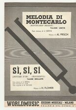 Spartito melodia montecarlo usato  Cordenons