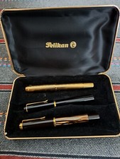 Pelikan kolbenfüller gold gebraucht kaufen  Hannover