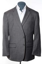 Blazer 46S Short Executive Portly Fit Pronto Uomo cinza xadrez lã esporte comprar usado  Enviando para Brazil