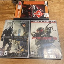 Crysis 1 2 3 Warhead & Wars PC DVD Rom 5 pacote de jogos postagem rápida grátis comprar usado  Enviando para Brazil