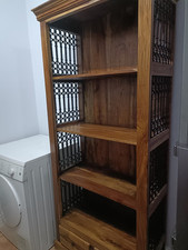 Solid wood bookshelf for sale  LONDON
