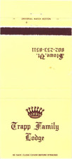 Usado, Capa Matchbook Vintage Trapp Family Lodge, Stowe, Vermont comprar usado  Enviando para Brazil