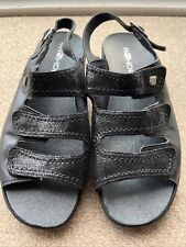 Rohde black sandals for sale  TENTERDEN