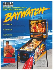 Baywatch sega pinball for sale  Silver Spring