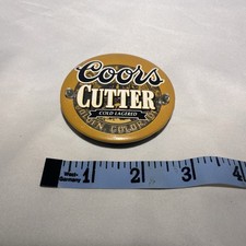 Placa promocional vintage Coors cortador a frio acendered botão cerveja rara comprar usado  Enviando para Brazil