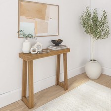 Solid wood console for sale  Brentwood