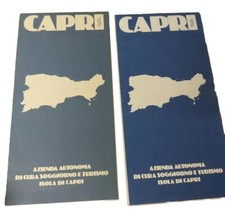 Capri cartine italiano usato  Pescia