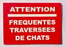 Plaque panneau attention d'occasion  Rougemont