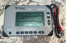Tempo CableScout TV90 Coaxial CATV TDR Testador de Cabo com Opção STD EUA com Estojo comprar usado  Enviando para Brazil