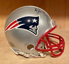 Usado, Mini capacete de futebol americano Bob Kraft Troy marrom assinado Patriots NFL Riddell BAS Robert comprar usado  Enviando para Brazil