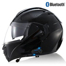 Capacete Bluetooth DOT preto brilhante moto modular flip up rosto inteiro motocicleta comprar usado  Enviando para Brazil