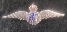 silver enamel raf brooch for sale  LONDON