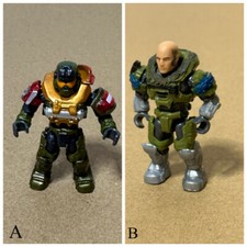 1 peça Mega Bloks Halo mini figuras soldado blocos de construção colecionáveis modelo brinquedo comprar usado  Enviando para Brazil