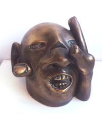 Scultura bronzo rainer usato  Roma