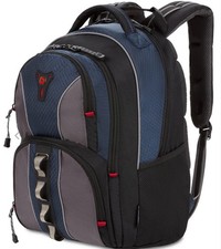 Mochila acolchoada para laptop Swiss Gear by WENGER-Cobalto-16" com bolso para tablet - Azul/cinza comprar usado  Enviando para Brazil