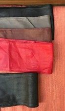 Usado, ALEXIS KIRK 80's Designer Macio Largo Colorido Alças de COURO com Costurado em Extremidade de Velcro comprar usado Usado, ALEXIS KIRK 80's Designer Macio Largo Colorido Alças de COURO com Costurado em Extremidade de Velcro comprar usado  Enviando para Brazil