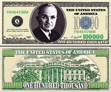 TRUMAN Harry - BILLET "100.000 DOLLAR US" Collection President Million Histoire na sprzedaż  Wysyłka do Poland