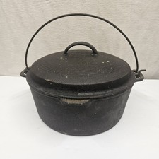 Forno holandês vintage Wagner Ware ferro fundido Sidney 0 1269 A manipulado com tampa comprar usado  Enviando para Brazil