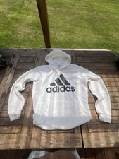 Adidas white hoodie for sale  TAUNTON