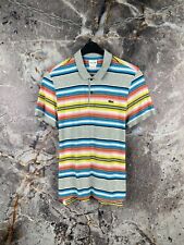 Camisa polo masculina listrada luxo Lacoste Live tamanho 5 grande comprar usado  Enviando para Brazil