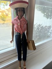 Wspaniała reprodukcja Mattel Christie Barbie w stroju vintage na sprzedaż  Wysyłka do Poland