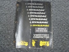 Dynapac CC50 CC50A SP Rolo Vibratório Tandem Proprietário Operador Manual de Manutenção comprar usado  Enviando para Brazil