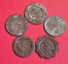 Lot jetons anciens d'occasion  Lille-