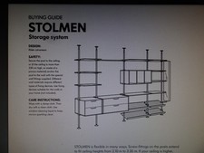 Stolmen shelves poles for sale  LONDON
