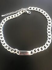 Collier maille gourmette d'occasion  France