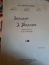 Lullaby brahms mayfair for sale  BOGNOR REGIS