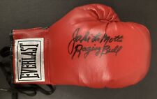 Guante de Boxeo Firmado Jake LaMotta Rojo Everlast Champ Raging Bull Autógrafo JSA segunda mano  Embacar hacia Argentina