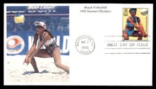 MayfairStamps US FDC 1996 Washington DC Centennial Olympics Beach Volleyball Mys comprar usado  Enviando para Brazil
