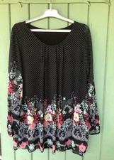 Blouse fluide noirfleurs d'occasion  Lunel