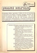 Attestato olio extra usato  Verona