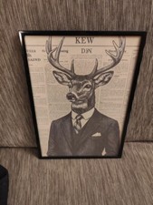Quadro cervo hipster usato  Noci