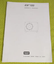 Bowers wilkins asw for sale  Gainesville