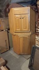 Oak corner bathroom for sale  Plainfield