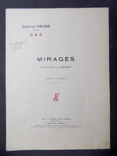 Gabriel fauré mirages d'occasion  Poitiers